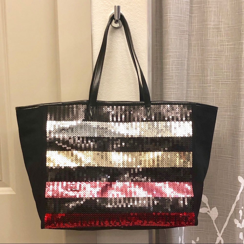 Victoria’s Secret Sequin Black Tote